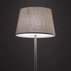Nowoczesna podłogowa lampa TUTOIA 11683 tkanina beżowa