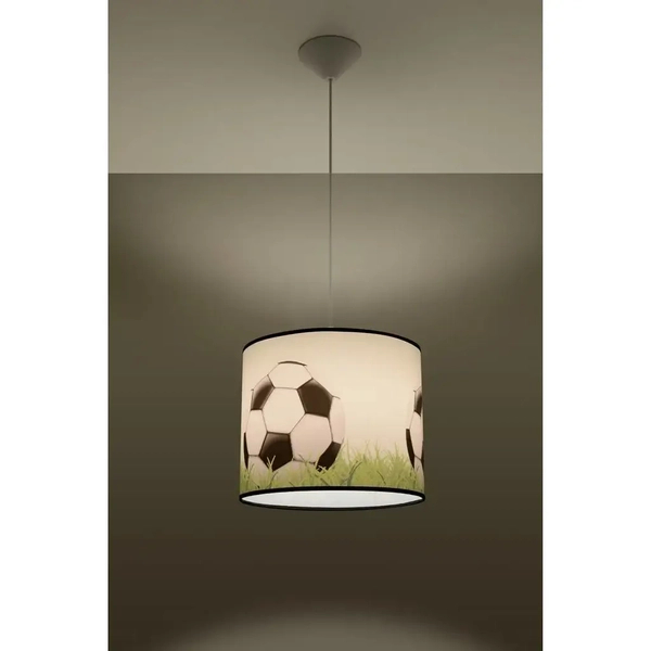 Wisząca lampa Piłka SL.1428 Sollux abażur dla dziecka wielokolorowa