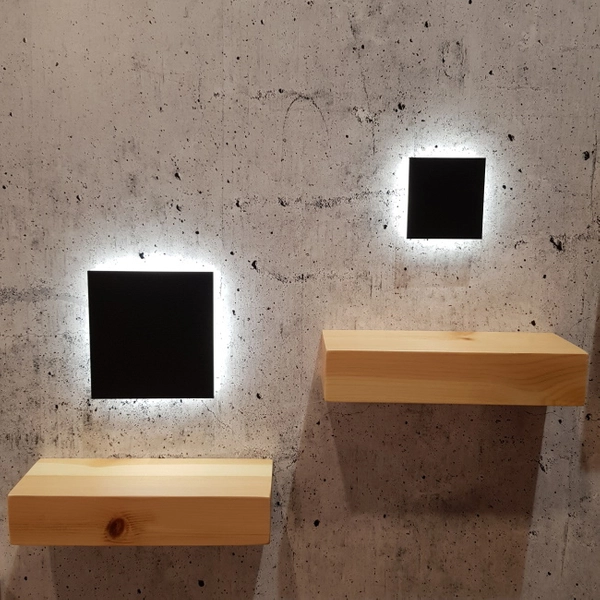 Schodowa lampa wpustowa Lesel 008A 1008A2203 Elkim LED 1W 4000K IP44 czarna