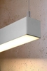 LAMPA wisząca PINNE SOL TH049 metalowa OPRAWA liniowa belka zwis LED 31W 3000K prostokątny aluminium