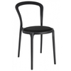 Krzesło do jadalni Slim PP-134A.BLACK do gabinetu czarne