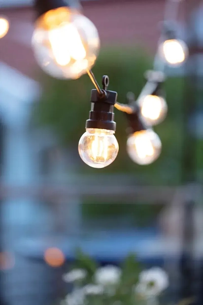 Ogrodowa girlanda świetlna LED 2,4W 5,5m łańcuch czarny