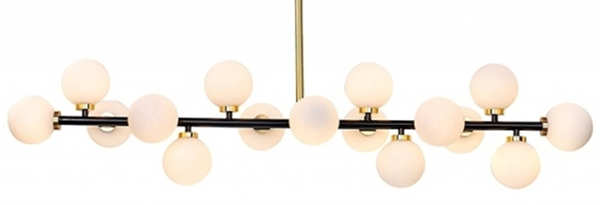 MOOSEE lampa wisząca COSMO LEVEL M - czarna, złota