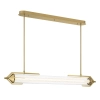 Wisząca lampa szklana tuba Espada QN-ESPADA-LP-BG LED 38W 3000K złoty