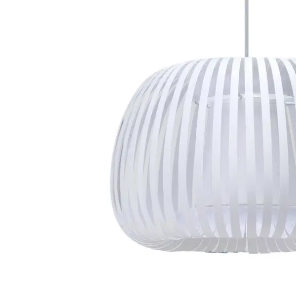 Salonowa lampa wisząca AGORA AZ6641 nad stół ażurowa biała