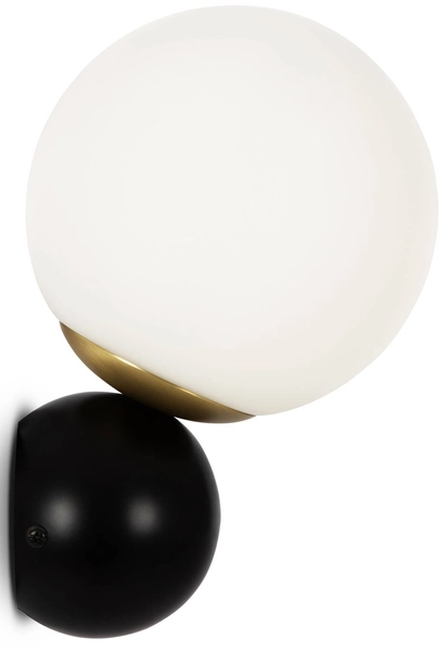 Lampa ścienna kula Nostalgia MOD048WL-01G ball okrągła biała