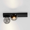 Lampa sufitowa FRONTERA LE44942 LED 21W 3000K bubbles szara czarna