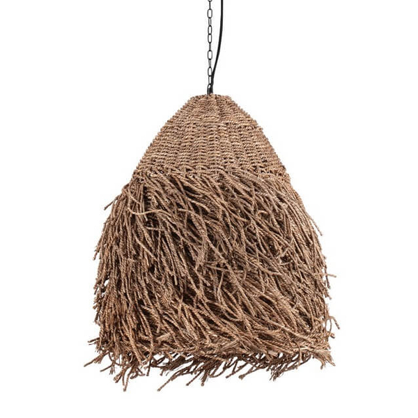 Wisząca lampa ekologiczna JACINTO LE44521 do jadalni eco naturalna