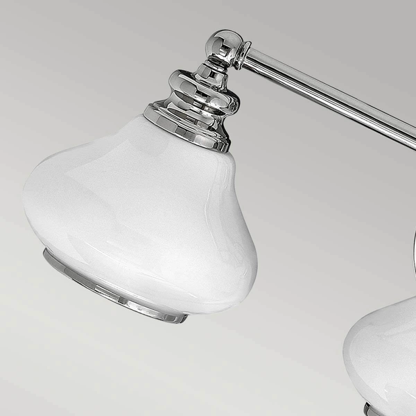 Potrójna lampa ścienna Ainsley HK-AINSLEY3-BATH Hinkley metalowa chrom