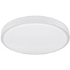 Plafon LAMPA sufitowa OVI 41749-40 Globo metalowa OPRAWA okrągła LED 40W 3000K - 6500K crystal glamour biały - przezroczysty