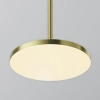 Salonowa lampa wisząca Plato P076PL-L12W3K-BS LED 12W 3000K mosiądz
