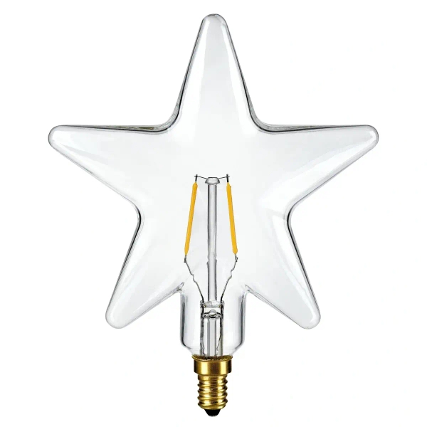 Dekoracyjna żarówka ledowa Starbulb gwiazda E14 0,5W 3000K biała ciepła
