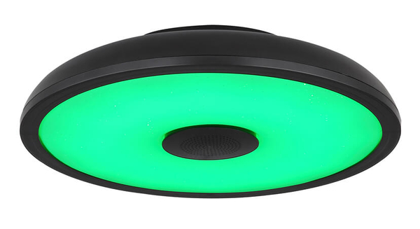 Lampa sufitowa Raffy 41366B z głośnikiem LED 18W 3000-6500K czarna