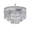 Okrągła lampa wisząca CGHERECHROME50 zwis nad łóżko chrom