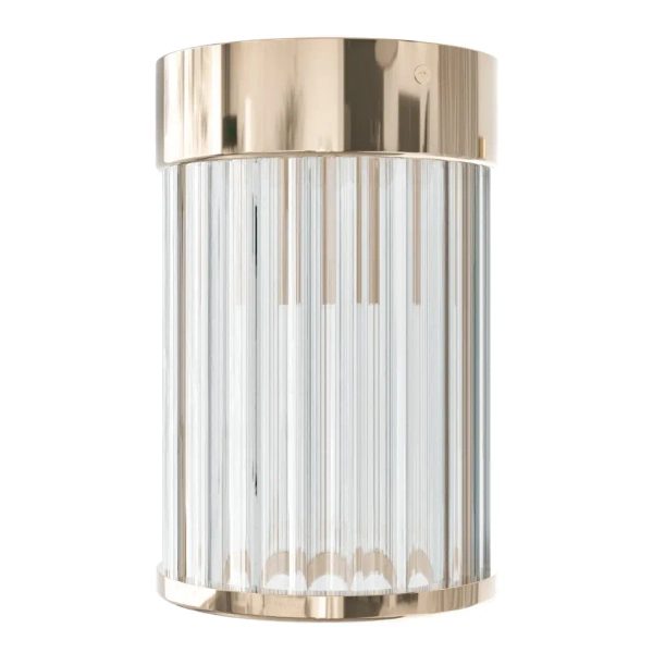 Sufitowa lampa do salonu Fiatto PL Gold 8 OR86089 szklana złota