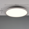 Minimalistyczny plafon Yuma 641710287 LED 20W 3000-6500K biały srebrny