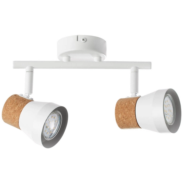 Jadalniana lampa sufitowa Moka 75713/75 spot korek biały