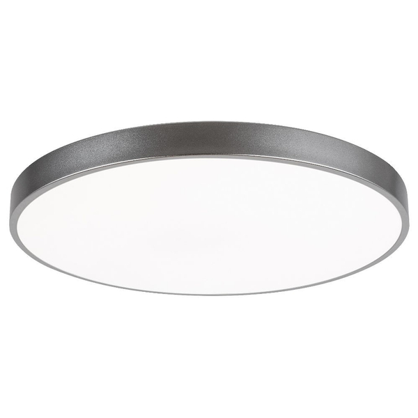 LAMPA sufitowa TESIA 3317 Rabalux nowoczesny plafon LED 60W 3000K - 6000K z pilotem srebrny