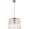 Lampa wisząca LAGOS 316387 Polux druciana metalowy ZWIS klatka złota