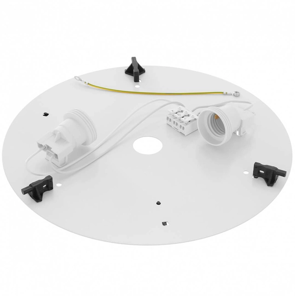 Minimalistyczna lampa sufitowa Cleo 137623689832 Team okrągła szara