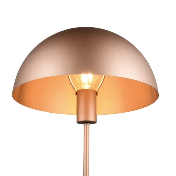 Stolikowa lampa NOLA 506290165 różowa kopuła 1xE27 do sypialni