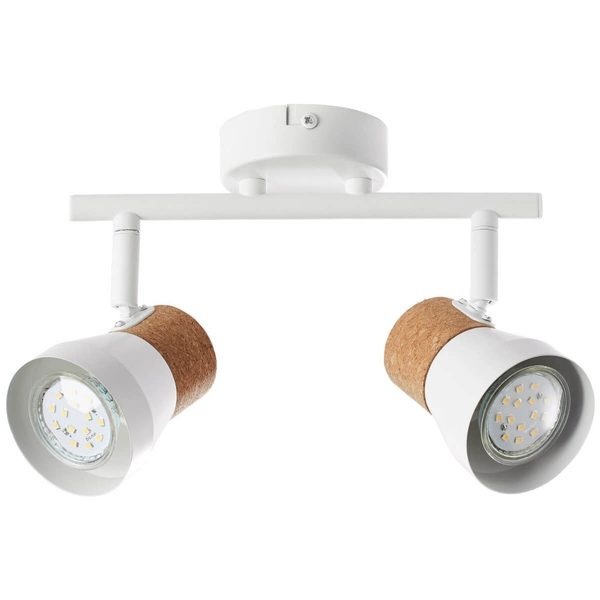 Jadalniana lampa sufitowa Moka 75713/75 spot korek biały