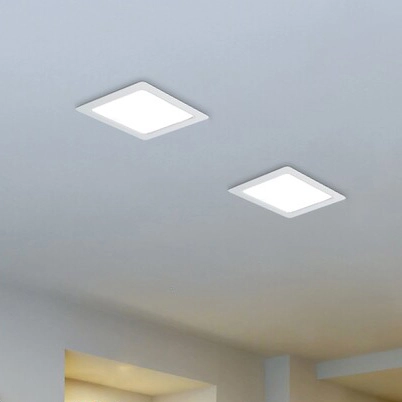 Sufitowa lampa biała Shaun 3168 LED 12W 4000K plafon do salonu square