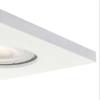 LAMPA sufitowa LAGOS LP-440/1RS WH square Light Prestige podtynkowa OPRAWA metalowy WPUST kwadratowy do łazienki IP65 biały