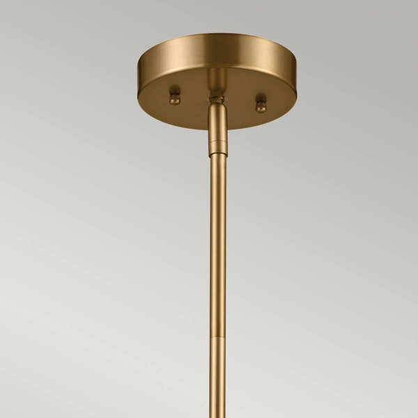 Mosiężna lampa wisząca Luella KL-LUELLA-3P-BNB Kichler metalowa mosiądz