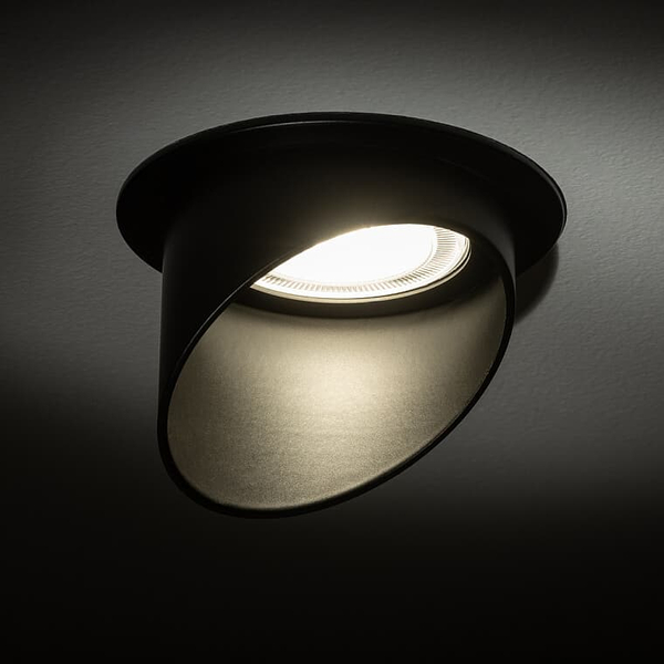 Sufitowa lampa tuba Solta 10491 Nowodvorski podtynkowa punktowa czarna