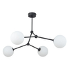 Lampa sufitowa szklane kule Fairy 4855 TK Lighting metalowa czarna biała