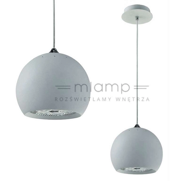 LAMPA wisząca REGINA FH5951BJ-200 WH Italux metalowa OPRAWA klasyczna ZWIS kula ball biała