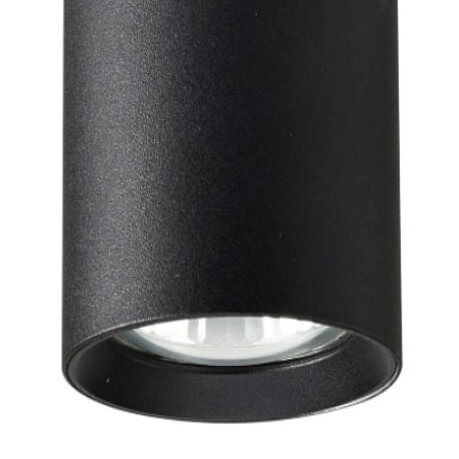 Sufitowa lampa tuba Manacor LP-232/1D - 170 czarne na przedpokój czarny