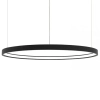 Pierścień wiszący lampa 23035 LED 45W 3000K regulowana czarny
