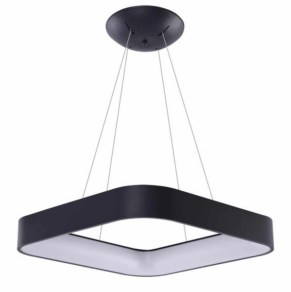 Nowoczesna lampa wisząca Solvent LED 42W wifi czarna