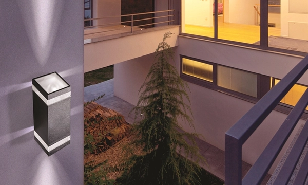 Lampa naścienna kinkiet Jason AZ5224 square podłużny szary