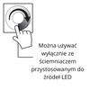 Zestaw taśma LED + zasilacz + włącznik 324160 LED 9W 4000K biała