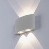 Srebrna lampa ogrodowa Carlo LED 3,2W 3000K zewnętrzny kinkiet
