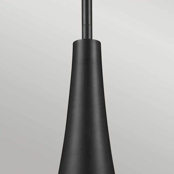 Wisząca lampa Deela KL-DEELA-P-BK nad wyspę kuchenną czarna biała