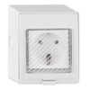 Hermetyczne gniazdko natynkowe 316011 Tuya Smart Wifi IP55 białe