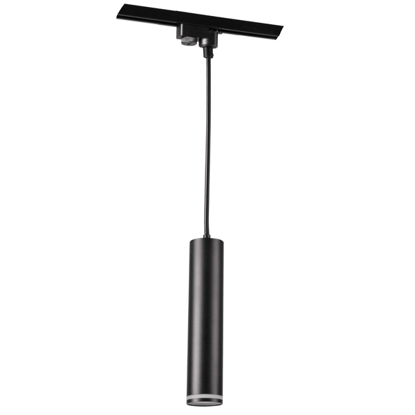 Wisząca lampa do systemu 1-fazowego Paris 321558 tuba metalowa czarna