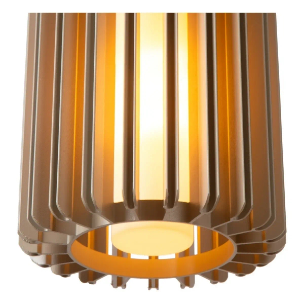 Lampa nad stół wisząca Lambres 45410/15/41 Lucide metalowa szara