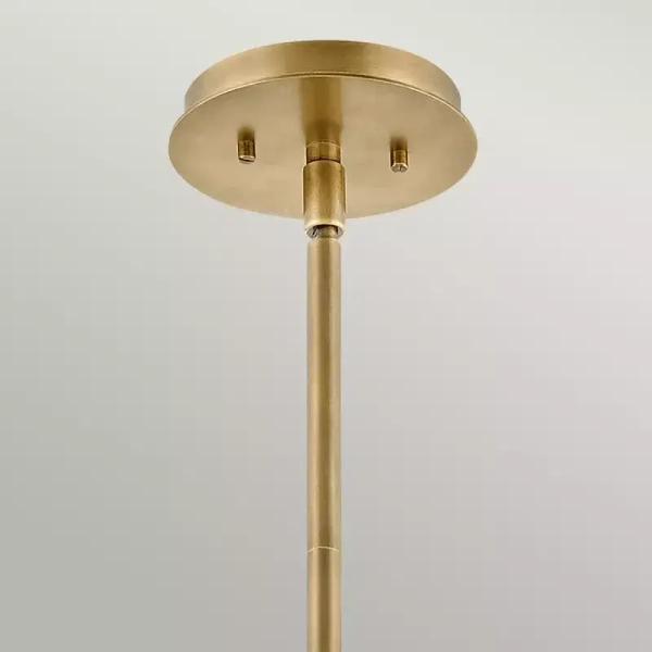 Lampa wisząca szklana LOTUS QN-LOTUS-P-HBR kopuła mosiądz przezroczysta