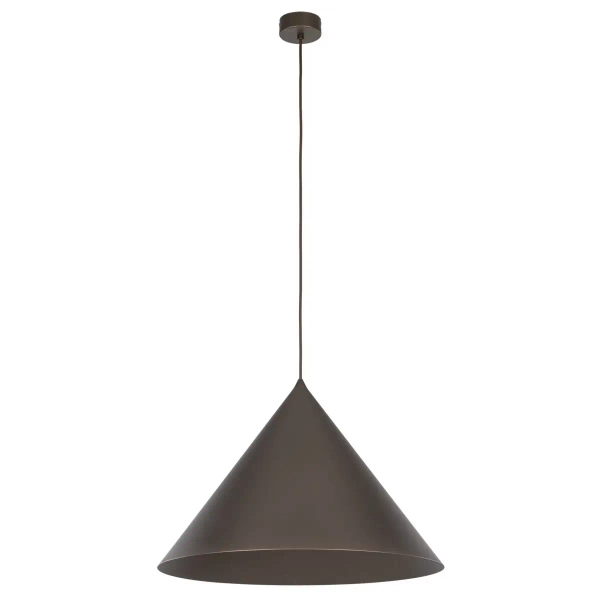 Lampa nad stół stożkowa CONO 10062 wisząca brązowy