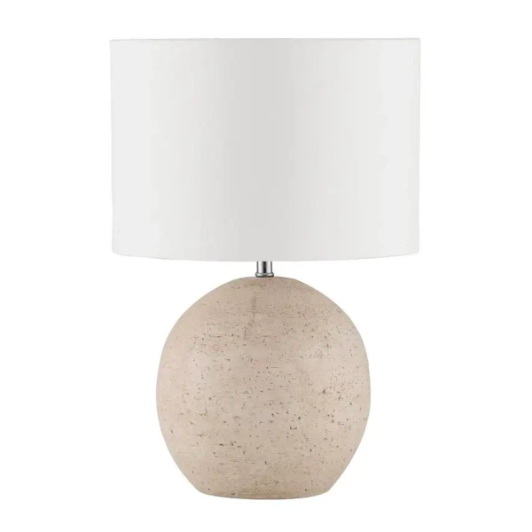 Skandynawska lampka nocna do sypialni SALONTE LE45285 beżowa