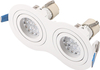 Wpuszczana LAMPA sufitowa SIGNAL II H0083 Maxlight podtynkowa OPRAWA metalowe oczka do zabudowy białe