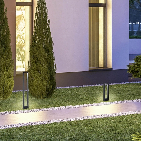 Stojąca lampa tarasowa Reno 520760142 Trio LED 4,5W 3000K IP54 antracyt