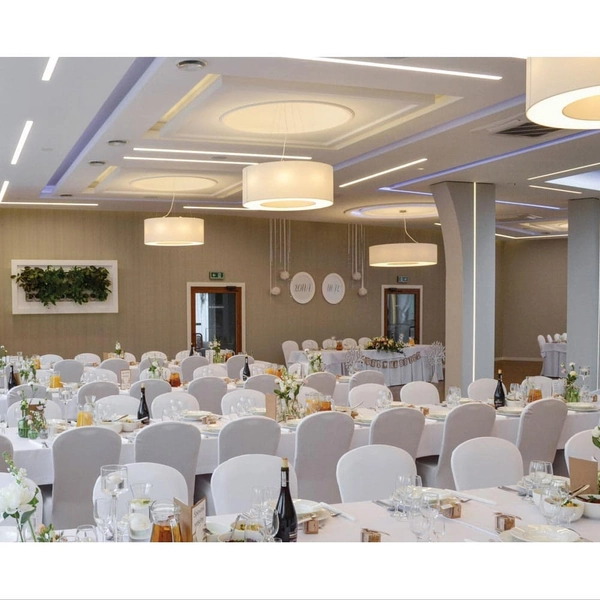 Lampa podsufitowa Lupinus 2120012102-1 Elkim LED 24W 3000K liniowa biała