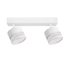 Sufitowa lampa podwójna Kendal LP-6331/2WS TR/WH z regulacją biała