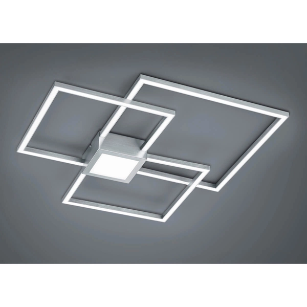 Salonowa lampa nasufitowa HYDRA 676210407 Trio LED 38W 3000K srebrna